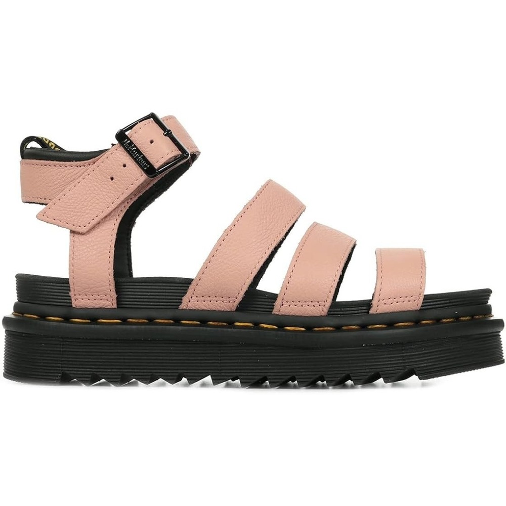 Dr. Martens Blaire Women's Size 9 Classic Leather Platform Sandals B MISSING LID - Picture 4 of 8